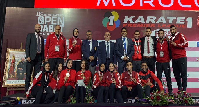 وزير الرياضة : الكارتيه المصرى يصنع الإنجازات الفريدة في الدورى العالمى بالمغرب
