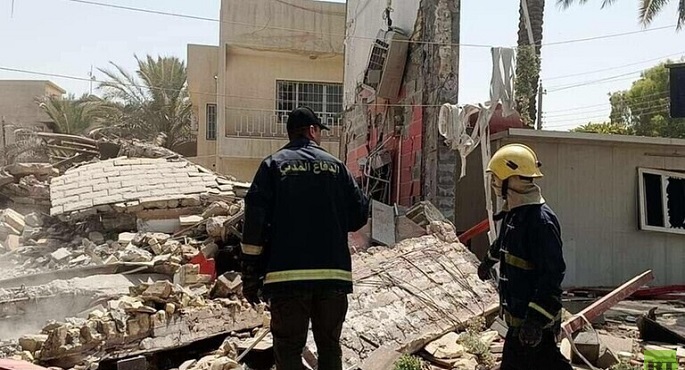 مقتل أربعة أشخاص على الأقلّ بانهيار مبنى في بغداد