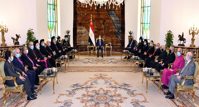 بالفيديو والصور.. السيسي: المواطنة والحقوق المتساوية لجميع المواطنين قيم ثابتة لنهج الدولة المصرية