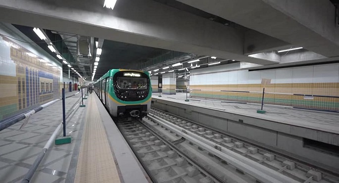 بالصور.. الهيئة القومية للأنفاق تجري أول تجربة لتسيير قطار بدون ركاب بالجزء الأول بنجاح