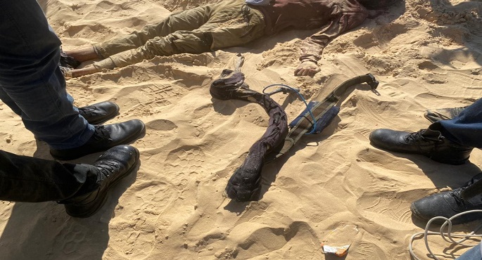 بالصور.. الداخلية تعلن إحباط هجوم انتحاري ضد أفراد كمين منطقة التلول بشمال سيناء