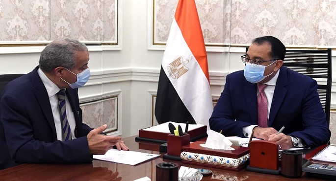بالصور.. رئيس الوزراء يتابع مع وزير التموين موقف توريد القمح المحلي والاحتياطي الاستراتيجي للسلع