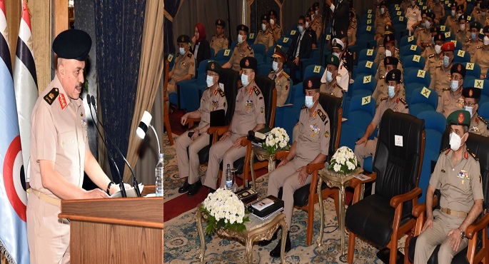 بالصور.. وزير الدفاع يشهد مناقشة البحث الرئيسى لهيئة عمليات القوات المسلحة