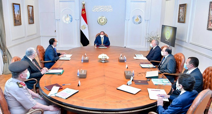 الرئيس السيسي يتابع مشروعات شركة “تنمية الريف المصري” الخاصة باستصلاح الأراضي