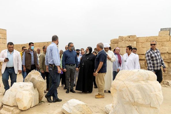بالصور.. وزير السياحة والآثار يتفقد موقع أبو مينا الأثري بعد مشروع خفض منسوب المياه الجوفية به