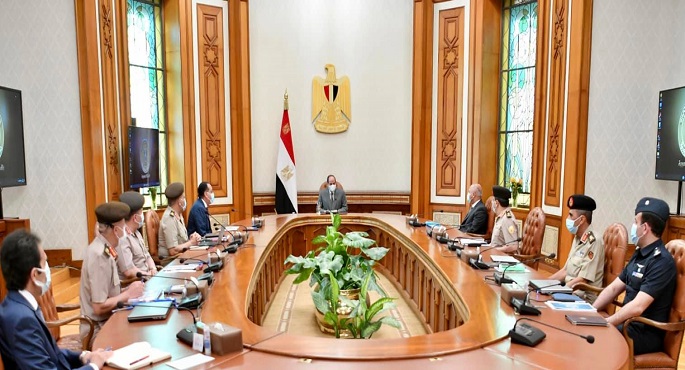 الرئيس السيسي يتابع الموقف التنفيذي للمشروعات القومية في توشكى والدلتا الجديدة بالضبعة