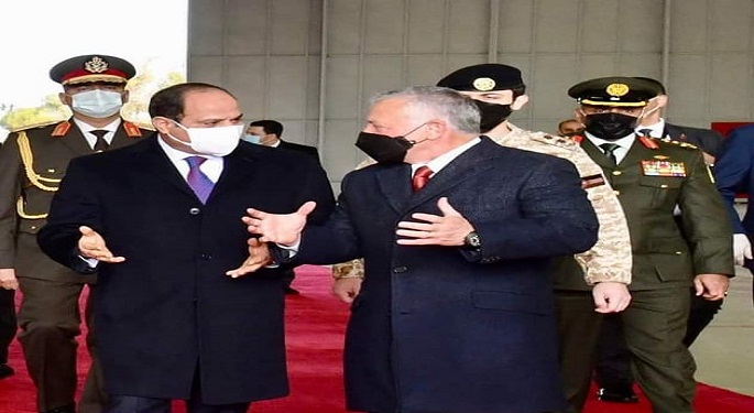 ملك الأردن يؤكد للرئيس السيسي التضامن الكامل مع مصر في مكافحة الإرهاب