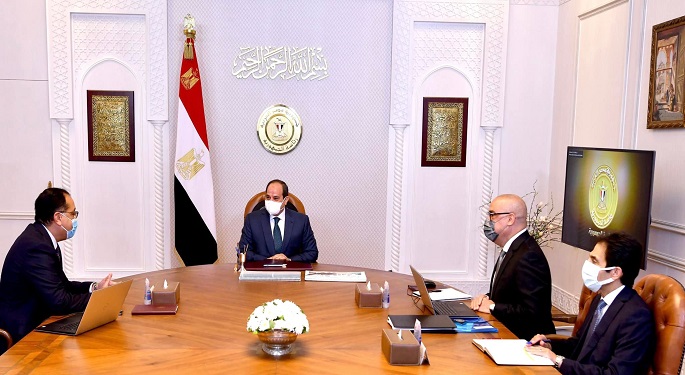 الرئيس السيسي يتابع الموقف التنفيذي لمشروعات “حياة كريمة” وتطوير القاهرة التاريخية