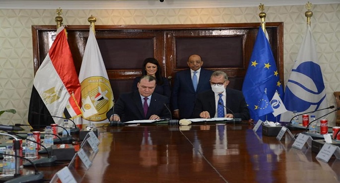 بالصور.. شعراوى والمشاط يشهدان توقيع بروتوكولات بدء تنفيذ المشروعات الاستثمارية لتطهير مصرف كيتشنر