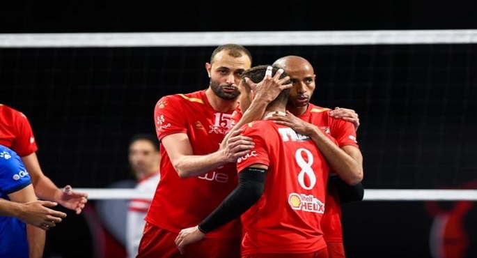 الأهلي يفوز على ماددا والابو الإثيوبي 3-0 ويتأهل لربع نهائي بطولة أفريقيا للكرة الطائرة