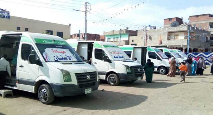 الصحة تُطلق اليوم قوافل طبية مجانية فى 5 محافظات ضمن مبادرة حياة كريمة