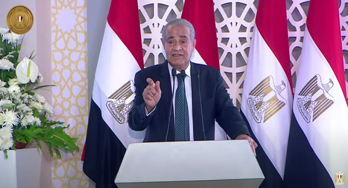 بالفيديو .. وزير التموين : رفعنا الاحتياطي الاستراتيجي للسلع من 3 إلى 6 أشهر بتوجيهات من الرئيس السيسي