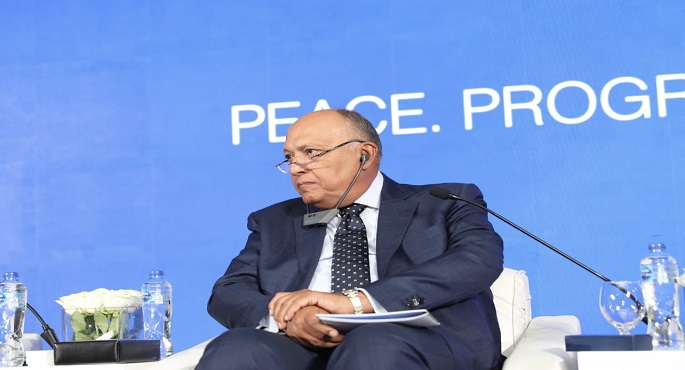 على هامش منتدى أسوان.. شكري: التحديات الحالية ومنها كورونا وأزمة الغذاء فرضت ضغوطا كبيرة على القارة الإفريقية