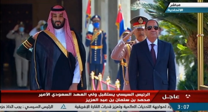 بالفيديو – خلال استقباله ولي العهد السعودي.. السيسي: ملتزمون بموقفنا الثابت تجاه أمن الخليج كامتداد للأمن القومي المصري