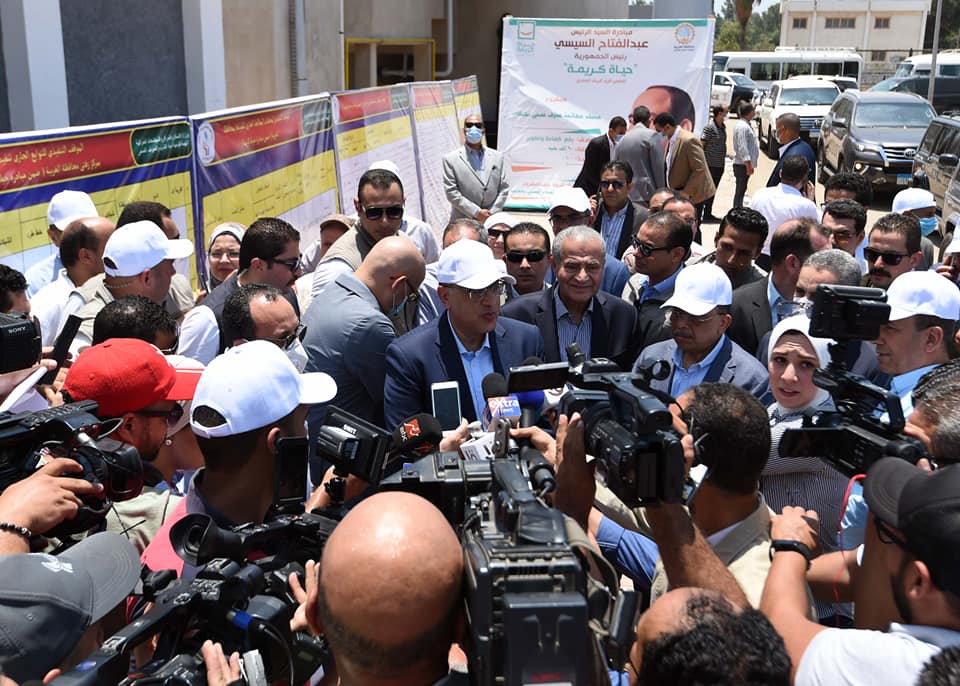 بالصور .. خلال جولته بالغربية .. مدبولي : حياة كريمة هو مشروع القرن الذي يؤسس للجمهورية الجديدة التي أطلقها الرئيس السيسي