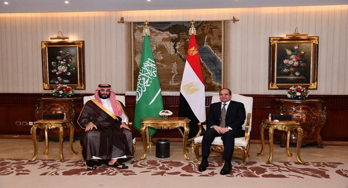 “الرياض” السعودية تسلط الضوء على اختيار مصر لتكون المحطة الأولى في جولة ولي العهد