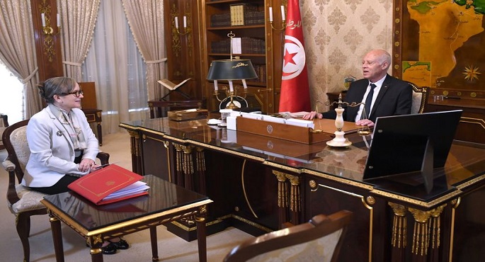 الرئيس التونسي يناقش مع رئيسة الحكومة توفير المياه الصالحة للشرب للمواطنين