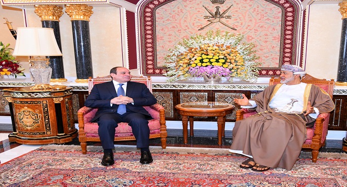 بالصور.. في ختام زيارته لسلطنة عمان ..الرئيس السيسي يؤكد حرص مصر وعمان على تعزيز العمل العربي المشترك