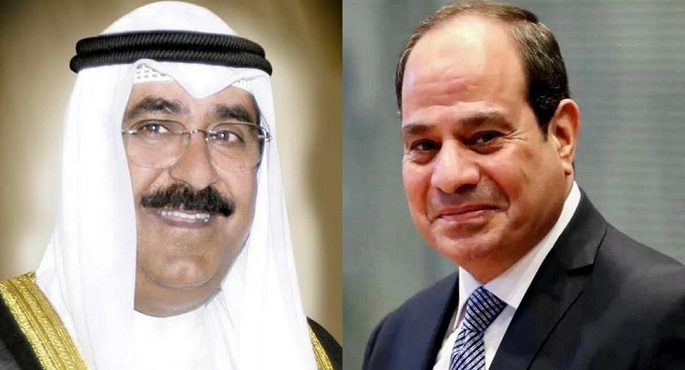 الرئيس السيسي يطمئن هاتفيا على صحة ولي عهد الكويت
