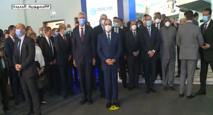الرئيس عبد الفتاح السيسي يفتتح المعرض الطبي الأفريقي الأول