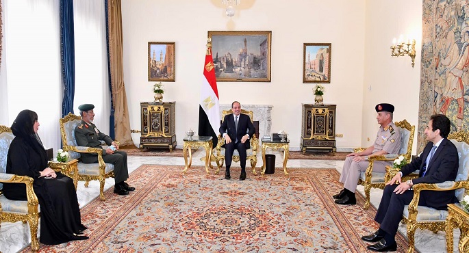 الرئيس السيسي : العلاقات المصرية الإماراتية ركيزة لاستقرار الشرق الأوسط والعالم العربي بأسره