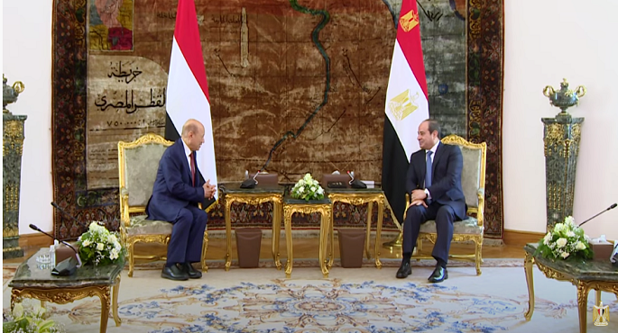بالفيديو .. خلال استقباله رشاد العليمي .. الرئيس السيسي يشدد على أهمية المضي قدمًا في العملية السياسية في اليمن