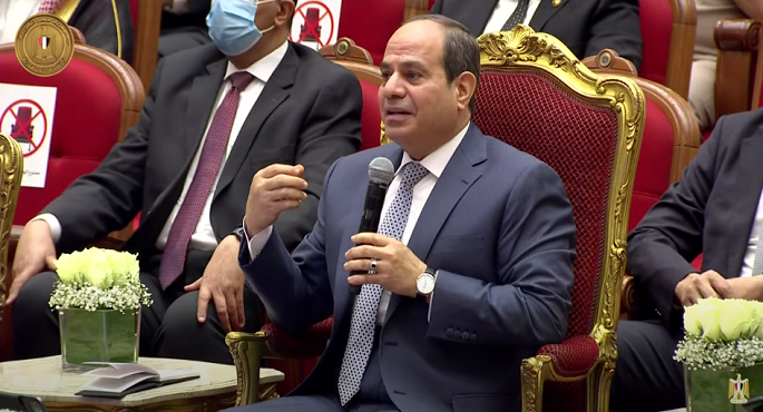 الرئيس السيسي يشهد فعاليات المؤتمروالمعرض الطبي الأفريقي الأول
