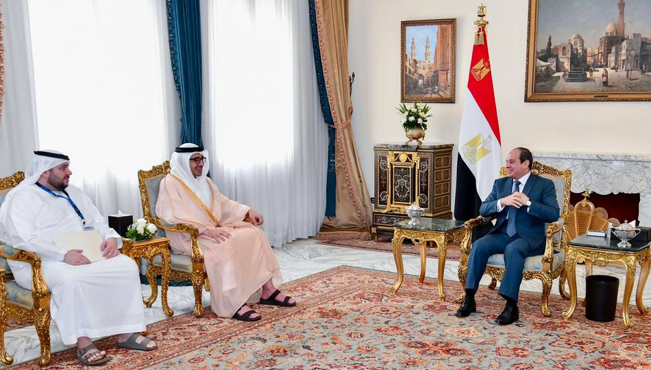 الرئيس السيسي يستقبل وزير الخارجية الإماراتي ويؤكد خصوصية العلاقات المصرية الإماراتية الممتدة عبر عقود