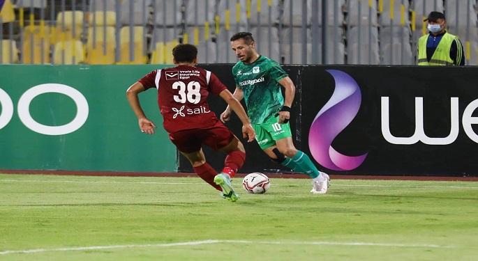 المصري يفوز على المقاصة بثنائية في الدوري