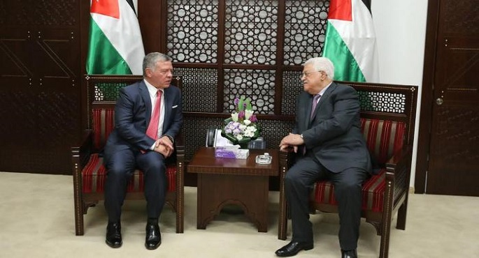 الرئيس الفلسطيني والعاهل الأردني يبحثان آخر التطورات السياسية