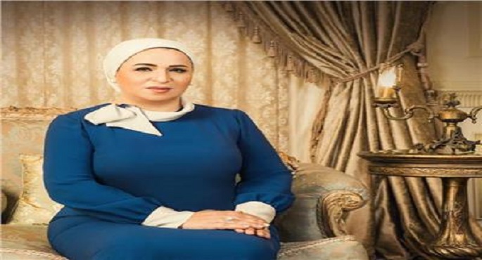 قرينة الرئيس: سعدت بحديثي مع ابنتي منة الله صاحبة المركز الأول بالإعدادية بكفر الشيخ