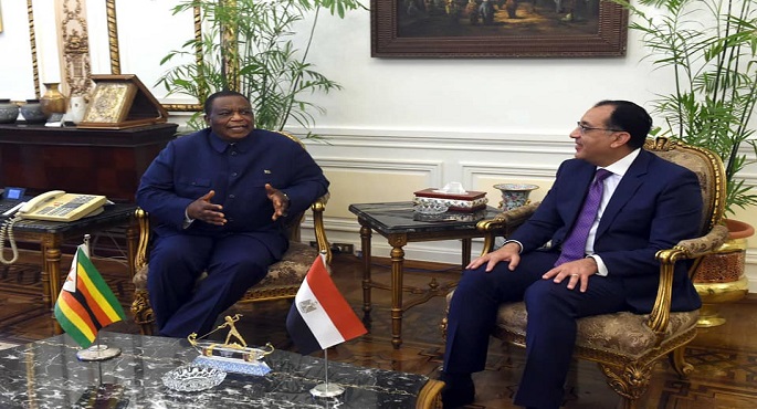 رئيس الوزراء لنائب رئيس زيمبابوي: نتطلع إلى توطيد علاقاتنا التاريخية وتوسيع مجالاتها في المستقبل