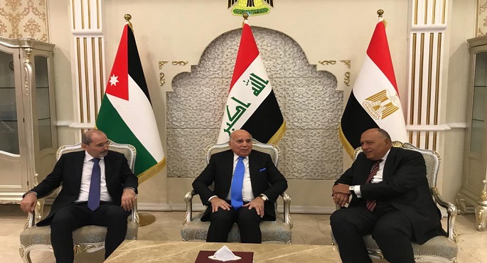 بالصور .. شكري‬ ونظيره الأردني يصلان إلى بغداد لإجراء لقاءات مع القيادات وكبار المسؤولين بالعراق