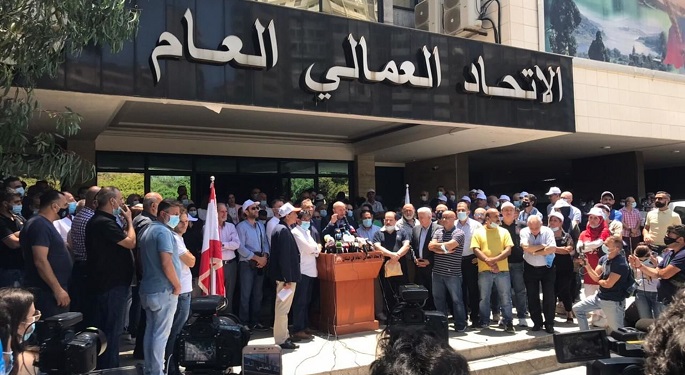 إضراب جديد في لبنان احتجاجا على الأوضاع المعيشية والاجتماعية