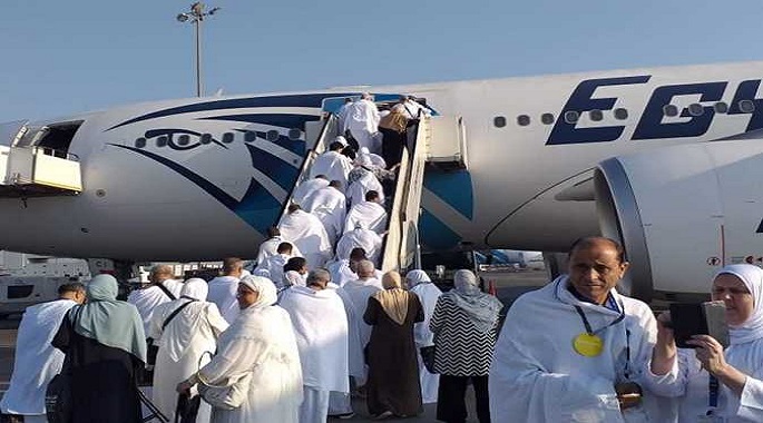 مصر للطيران تسير 15 رحلة جوية إلى جدة والمدينة المنورة لنقل ضيوف الرحمن