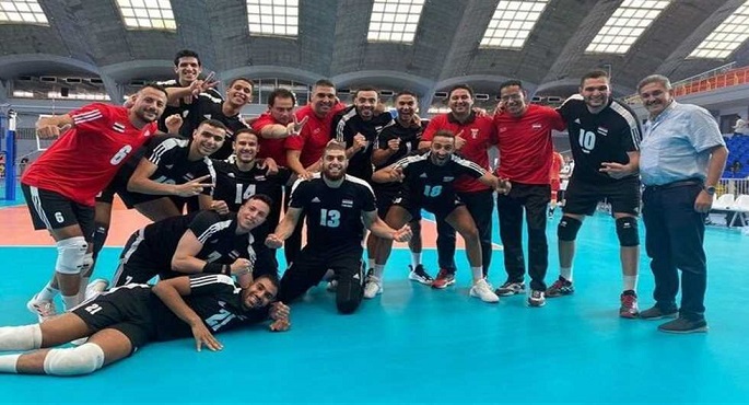 منتخب الكرة الطائرة يتأهل لربع نهائي دورة ألعاب البحر المتوسط