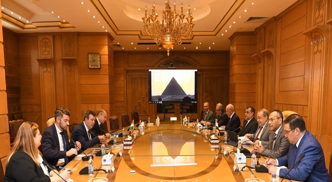 وزير الإنتاج الحربي يبحث مع وزير التكنولوجيا والصناعة المجري أوجه التعاون المشترك
