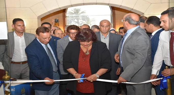 بالصور.. وزيرة الثقافة تفتتح الدورة السابعة من ملتقى الخط العربي