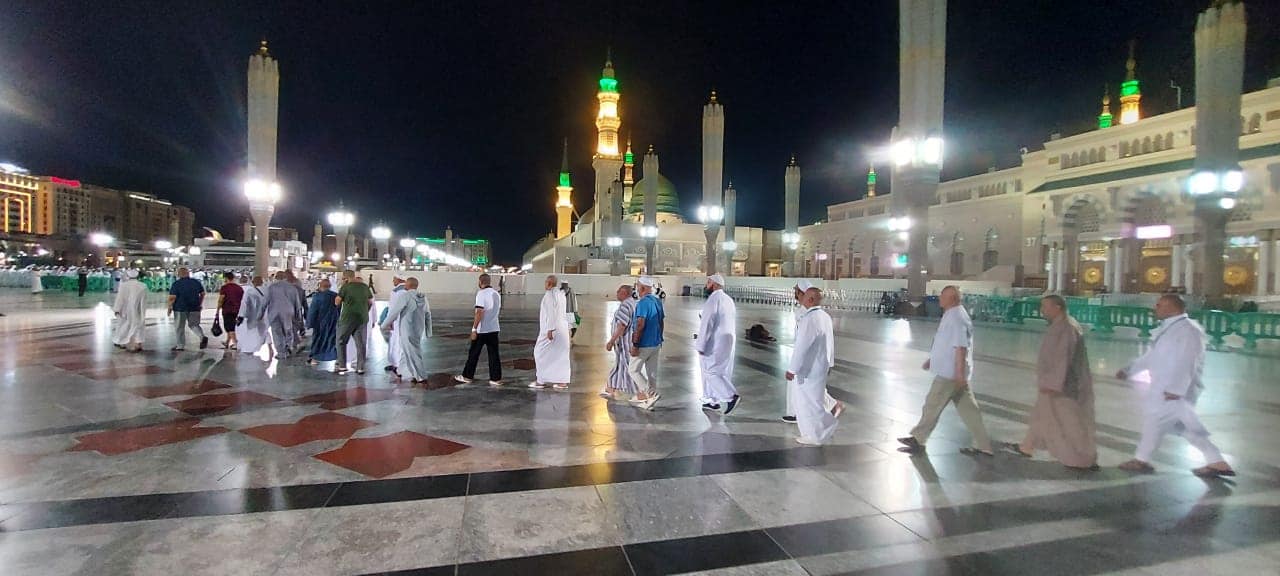 ضيوف الرحمن يتوافدون على المدينة المنورة