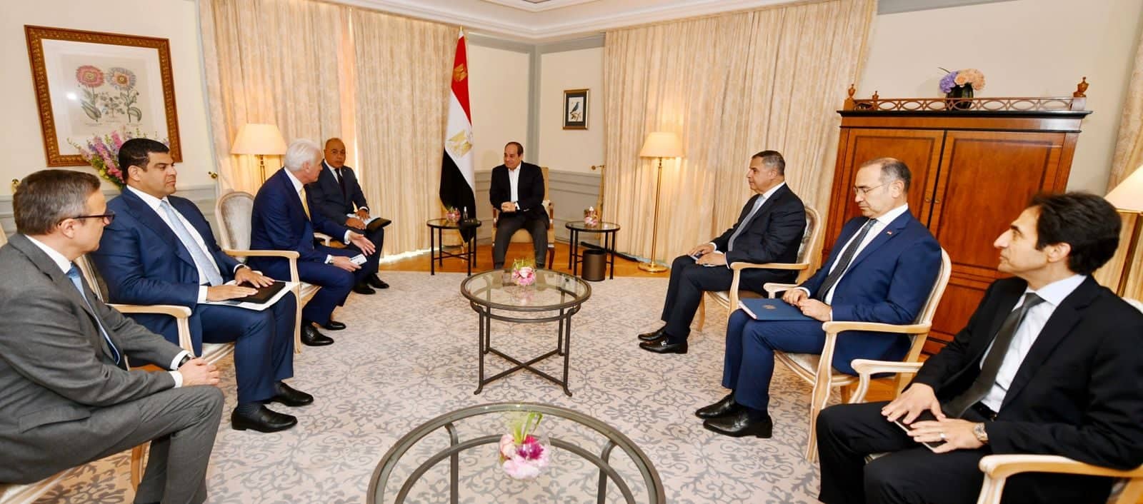 الرئيس السيسي يتابع في برلين التعاون مع شركة لورسن الألمانية العالمية للصناعات البحرية