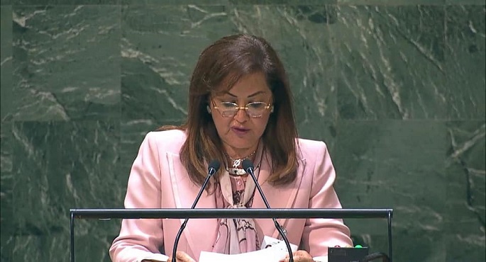 بالصور .. خلال تمثيلها مصر في المنتدى السياسي بالأمم المتحدة .. وزيرة التخطيط: نخطط لسد الفجوات التنموية بين المحافظات