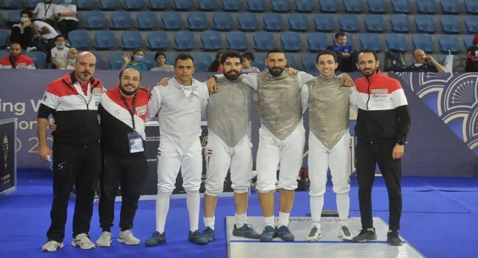 منتخب سلاح الشيش للرجال يفوز على أوكرانيا ويتأهل لدور الثمانية ببطولة العالم