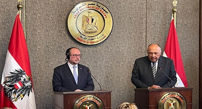 بالفيديو .. وزير الخارجية ونظيره النمساوي يؤكدان عمق علاقات التعاون بين البلدين