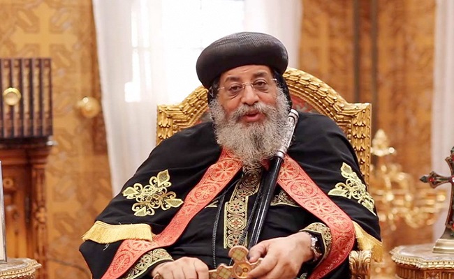 البابا تواضروس يلقى محاضرته الأسبوعية من فيينا