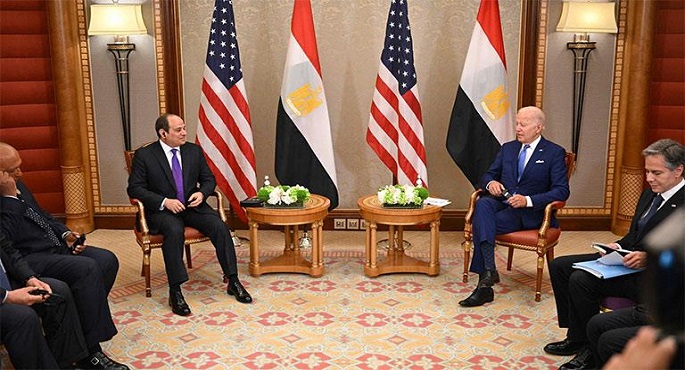 بيان مشترك: الرئيسان السيسي وبايدن يجددان التزامهما بالحوار الاستراتيجي المصري-الأمريكي