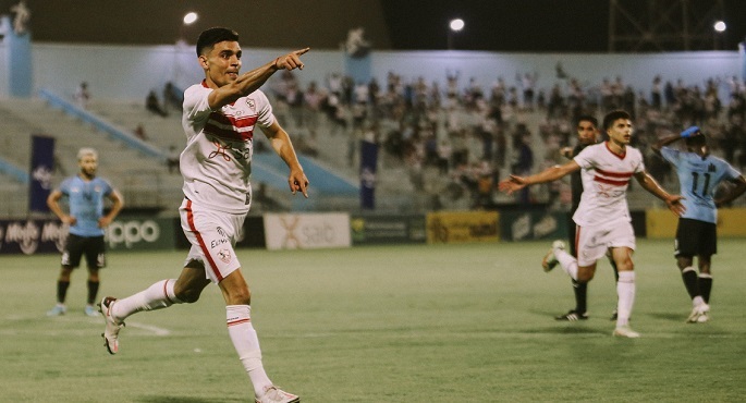 الزمالك يفوز على غزل المحلة بثنائية نظيفة ويحافظ على صدارة الدوري