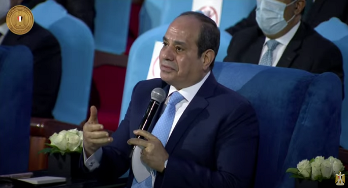 بالفيديو .. الرئيس السيسي يدعو إلى تغيير ثقافة التعليم في مصر والتوجه نحو التخصصات التكنولوجية الجديدة