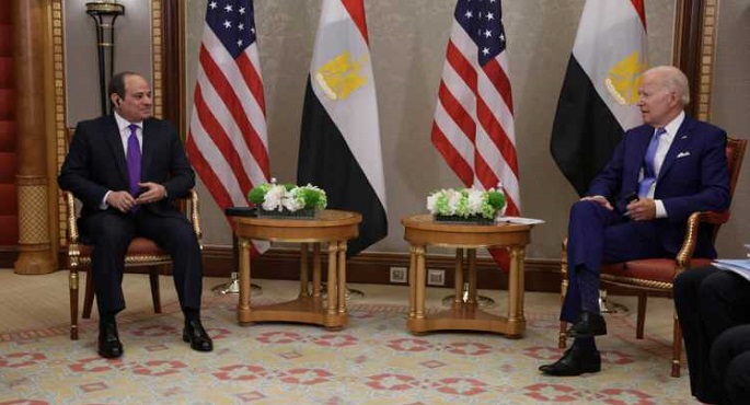 خلال لقائه الرئيس السيسي .. بايدن يؤكد تطلعه لتفعيل التعاون الثنائي وتعزيز التنسيق والتشاور بين البلدين