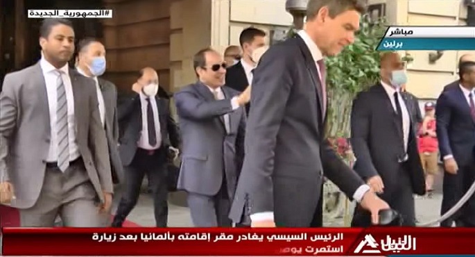 الرئيس السيسي يختتم زيارته إلى ألمانيا ويتوجه إلى العاصمة الصربية بلجراد