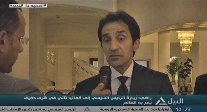 بالفيديو .. بسام راضي للنيل للأخبار : مصر وألمانيا تربطهما علاقات تاريخية ومتشعبة في كافة المجالات